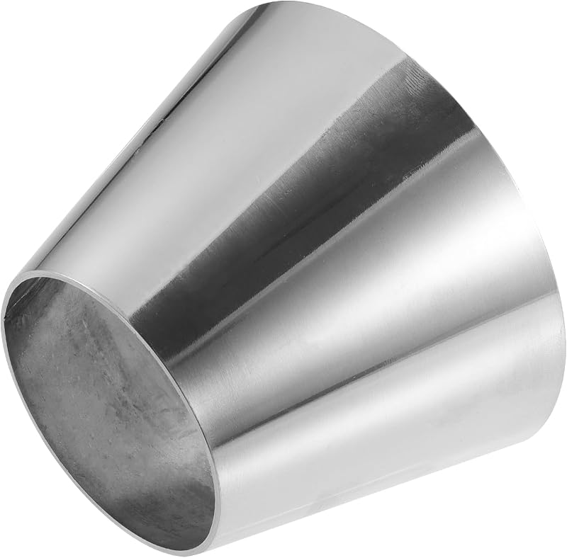 Redutor Concêntrico para Escapamento em Aço Inoxidável 304 X AUTOHAUX 6,35 cm para 10,16 cm – 1 unidade