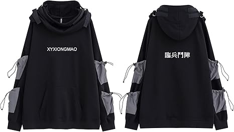 XYXIONGMAO Streetwear Techwear Hoodie Cyberpunk Tactical