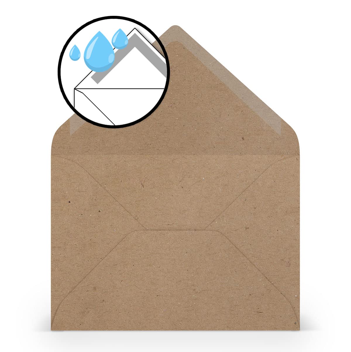 Buste per lettere PAPERADO DIN B6 100 g/m² 17,8 x 12,5 cm senza finestra chiusura a linguetta