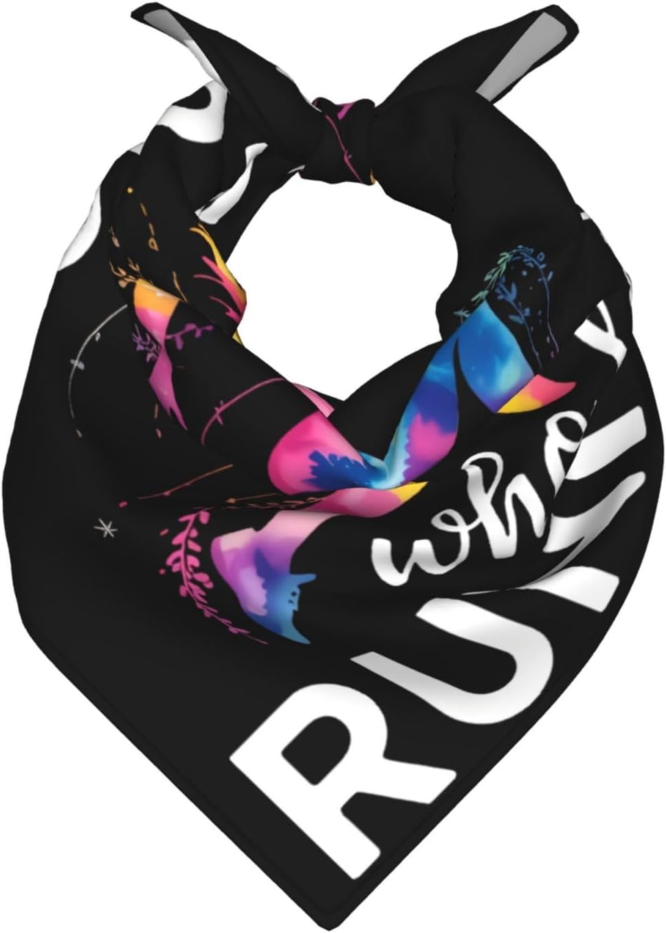 Just A Girl Who Loves Running Bandanas 22 X 22 In