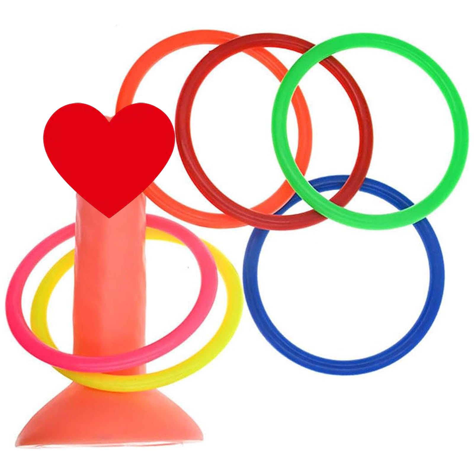 Funny Prank Bachelorette Party Favor Toss Ring Hoopla Hen Night Out Novelty Toy Supplies Party Favour Game Set