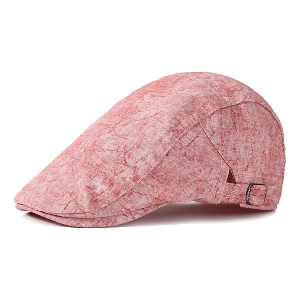 Quanhaigou Unisex Denim Newsboy Hats Flat Ivy Gatsby Cabbie Driving Berets Hat Cotton Dad Cap for Men Women