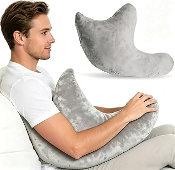 W Shaped Shoulder Support Pillow, Rotator Cuff Post Surgery Cushion for Neck And Arm Pain, Rotator Cuff Shoulder Support for Side Sleeping, Recovery Pillow for Sitting, Relief Pain