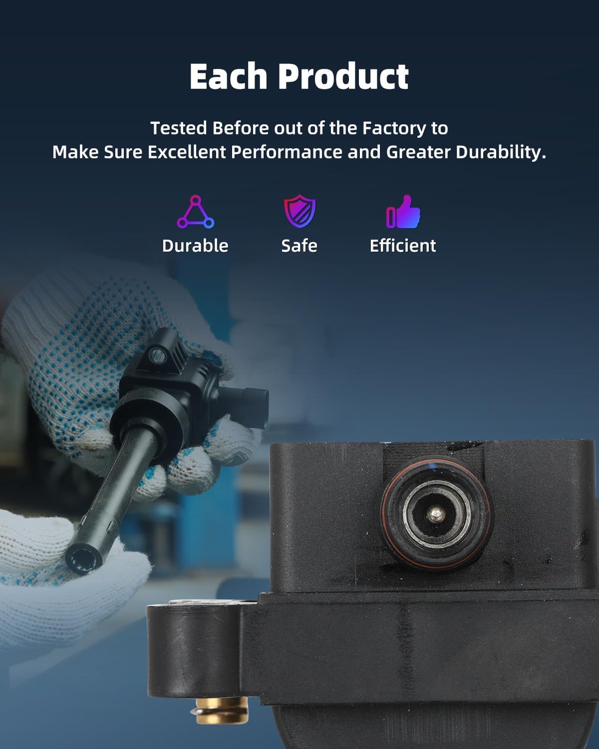 ECCPP 3 ignition coils with 6 iridium Spark Plugs,UF527,coils packs,for Mercedes-Benz SLK230 2.3L 1998 1999 2000,for SL320 3.2L 1997,for S320 3.2L 19971998 1999,for C230 2.3L 1998-2000,UF527