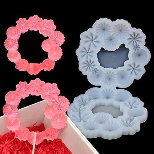 Miniatura 8 de mostsom Moldes de silicona para piruletas, molde de caramelo de chocolate, moldes de lechón de piruletas, moldes de flores de panal de chocolate