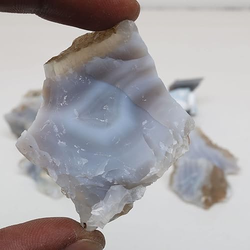 Miniatura 3 de REAL-GEMS Cristales curativos naturales en bruto para vasos, cabestres, pulido, envoltura de alambre, curación de cristales Wicca y Reiki, mezcla de