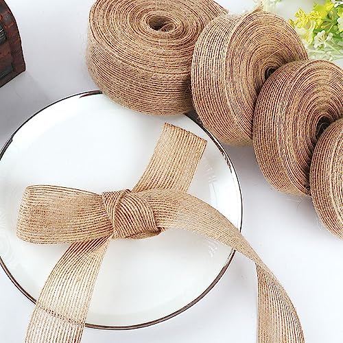 Ruban de toile de jute 20cm x 10m pour décoration et jardin - 3