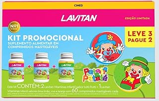 Kit Lavitan Kids Leve 3 pague 2-60 cp cada - Cimed