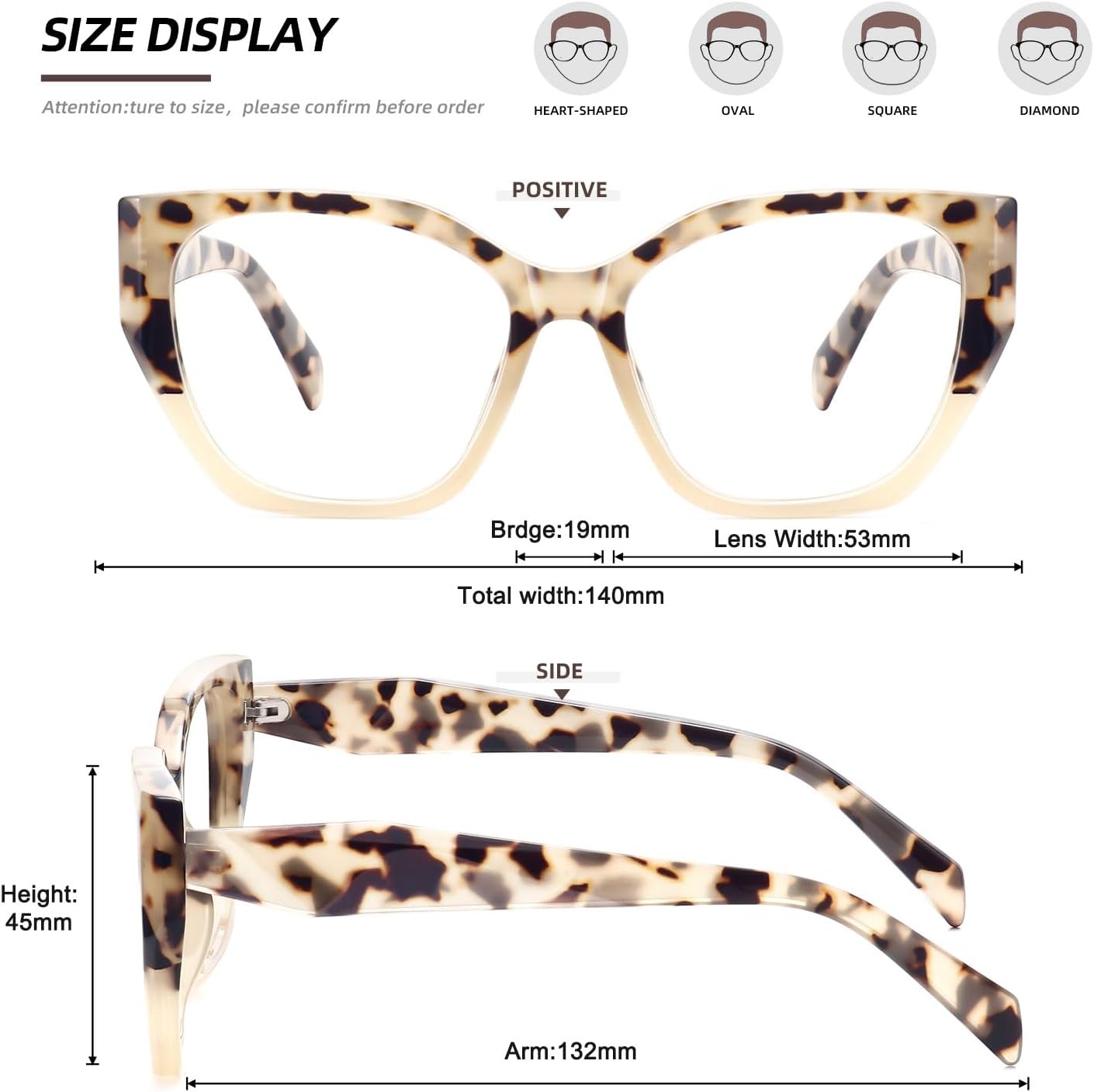 MEETSUN Blue Light Blocking Glasses for Women Cateye Vintage Square Computer Gaming Glasses UV400 - Image 4