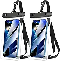 Kit 2 Capas Para Celular Universal A Prova D'Água Impermeável Até 6.5 Polegadas Ideal para Chuva Premium