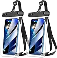 Kit 2 Capas Para Celular Universal A Prova D'Água Impermeável Até 6.5 Polegadas Ideal para Chuva Premium