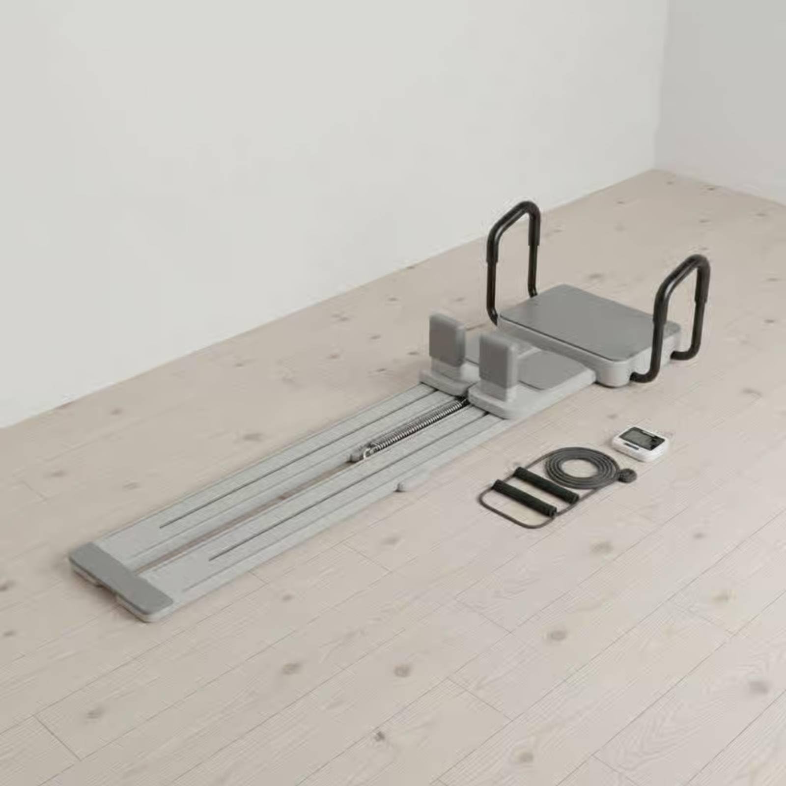 Cama Reformer de Pilates Uso en Casa Reformer de Pilates Antideslizante Máquina Entrenamiento Cuerpo Completo para Hogar