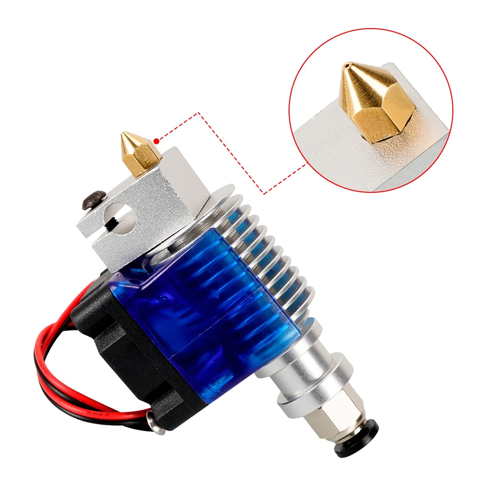 Produktbild von TUZUK 30-teiliges MK8 Düsen-Set Für 3D-Drucker – 0,2 Bis 1,0 Mm, Messing, Passend Für CR-10, Ender-3 & Co.