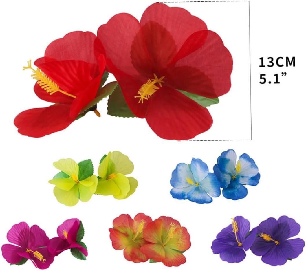 41pcs Grass Table Skirt Monstera Simulation Hawaiian Party Backdrop for Luau and Birthday Celebration Random Color