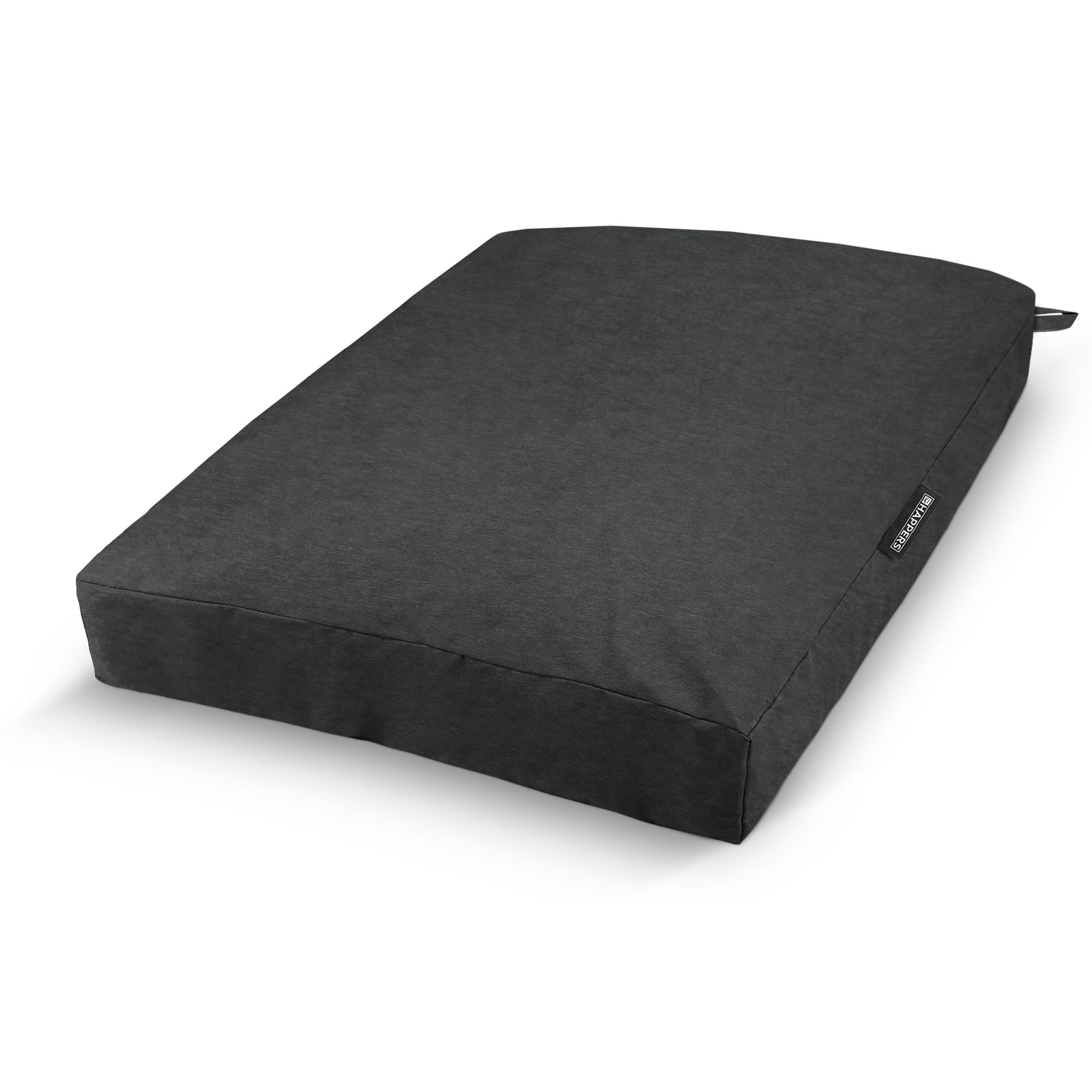 HAPPERS Cojín de Suelo Naylim Mate Impermeable Multiusos para Exterior, Banco y Palets - Comodidad y Versatilidad en un sólo Cojín Gris 60x80