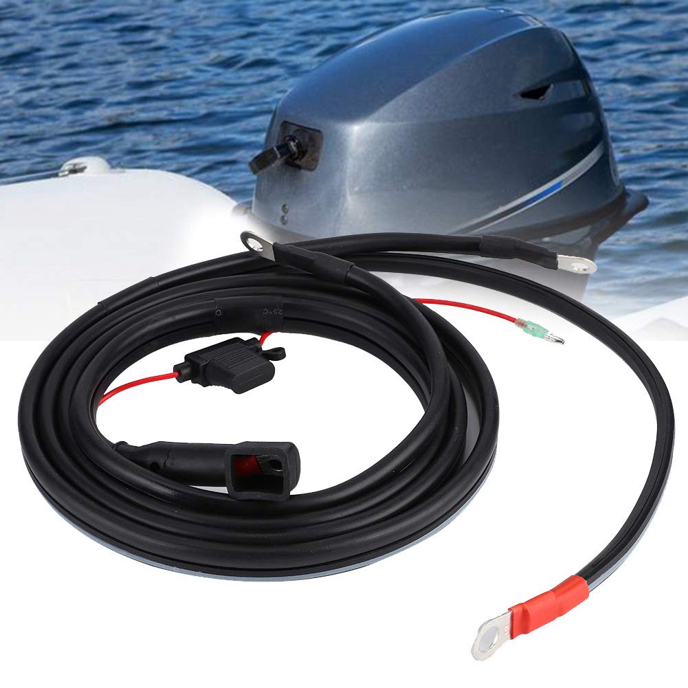 Cavo batteria fuoribordo, alluminio ABS, lunghezza 2 m, parte motore per barca leggera, antiruggine per 30 85