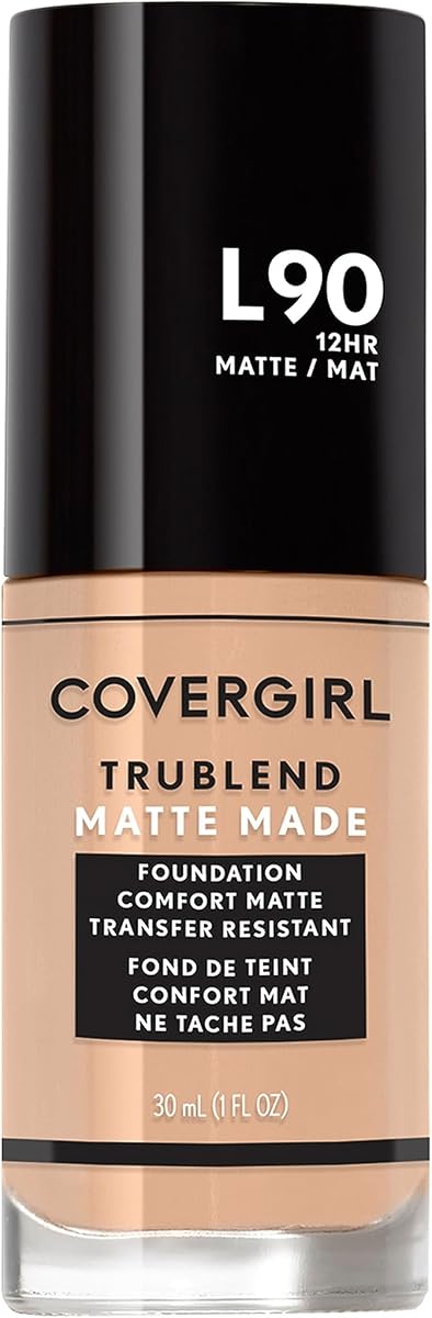 COVERGIRL TruBlend Matte Made Liquid Foundation, Classic Beige, 1 Fl Oz (Pack of 1)