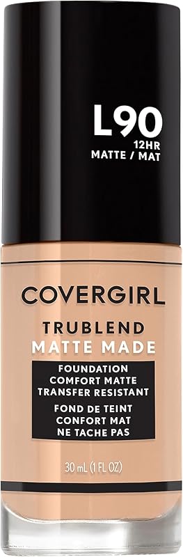 COVERGIRL TruBlend Matte Made Liquid Foundation, Classic Beige, 1 Fl Oz (Pack of 1)