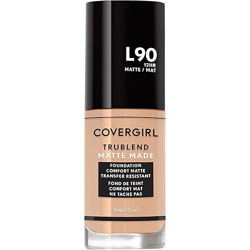 COVERGIRL TruBlend Matte Made Liquid Foundation, Classic Beige, 1 Fl Oz (Pack of 1)