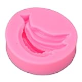 Banana Silicone Mold, Soft Flexible Fruit Shape Fondant Mold, Fondant Embossing Tool Suitable for Chocolate Decoration Candy Snacks Ice Cubes Themed Parties Special Events