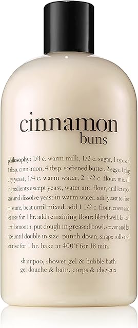philosophy cinnamon buns shower gel | 480ml | bubble bath | body wash