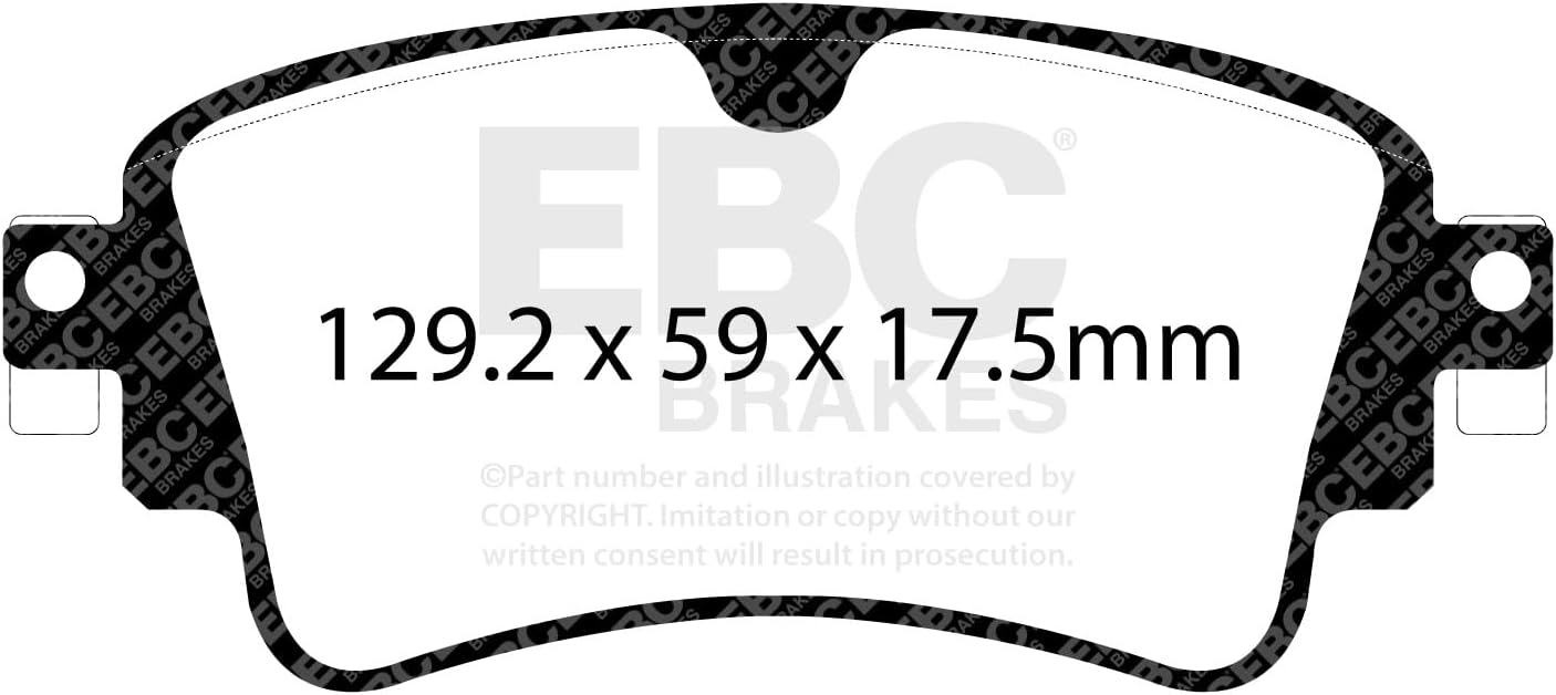 EBC Brakes DP22254 Greenstuff 2000 Series Sport Pad, Metallic