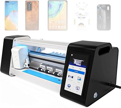 Automatic Film Cutting Machine, Intelligent Screen Film Cutter with 5.5" Touch Screen, Support 17 Languauge, for Mobile Phones, Computers, Watches