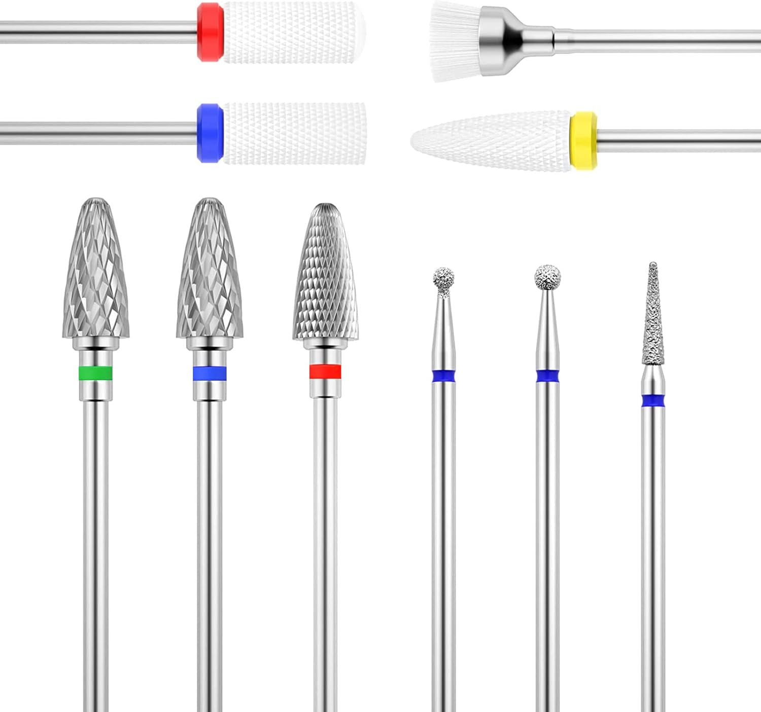 Fresa Grana Media Per Manicure FRESA PER UNGHIE IN CERAMICA BIANCA - Foto 2
