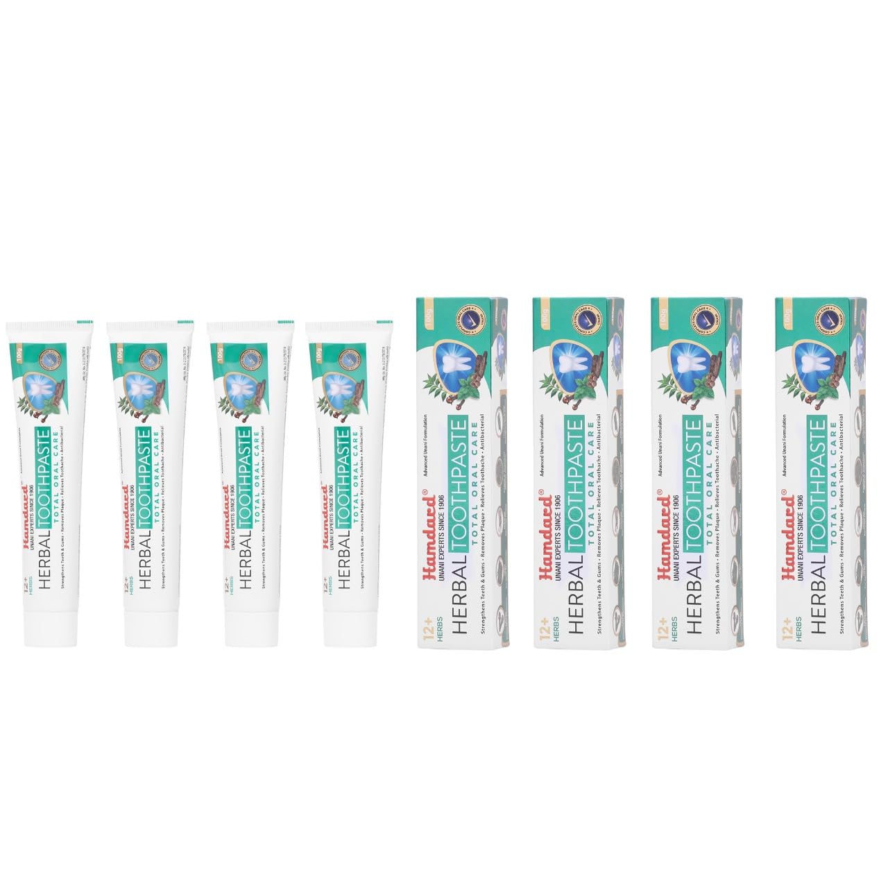 Hamdard Herbal Toothpaste Total Oral Care - 100 GM-Pack of 4 (B0CBQ5ZMMS) Amazon Price History, Amazon Price Tracker