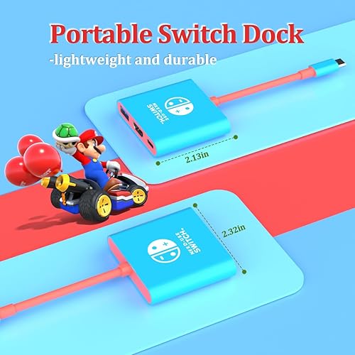 Miniatura 5 de Switch Dock for Nintendo Switch Tv Adapter Portable Switch Docking Station, Switch TV Adapter Compatible Steam DeckSwitch OLED, USB C to HDMI