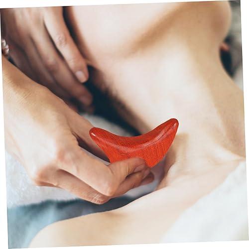 Miniatura 3 de EXCEART 2 varillas de masaje naturales para aliviar el dolor muscular para espalda, cuello, piernas y brazos, diseño ligero y portátil, bordes lisos