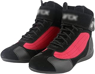 Botas de Moto para Hombre, Antideslizantes, Transpirables, para Trabajo al Aire Libre, Deportes, Zapatos de protección para Motocross