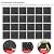 0.56in Thick 96 Sq Ft Gym Flooring for Home Gym, 24 Tiles Workout Exercise Equipment Mats, Rubber Top with EVA Foam, Interlocking Puzzle Floor Tiles for Fitness Room, Protective Flooring Mat