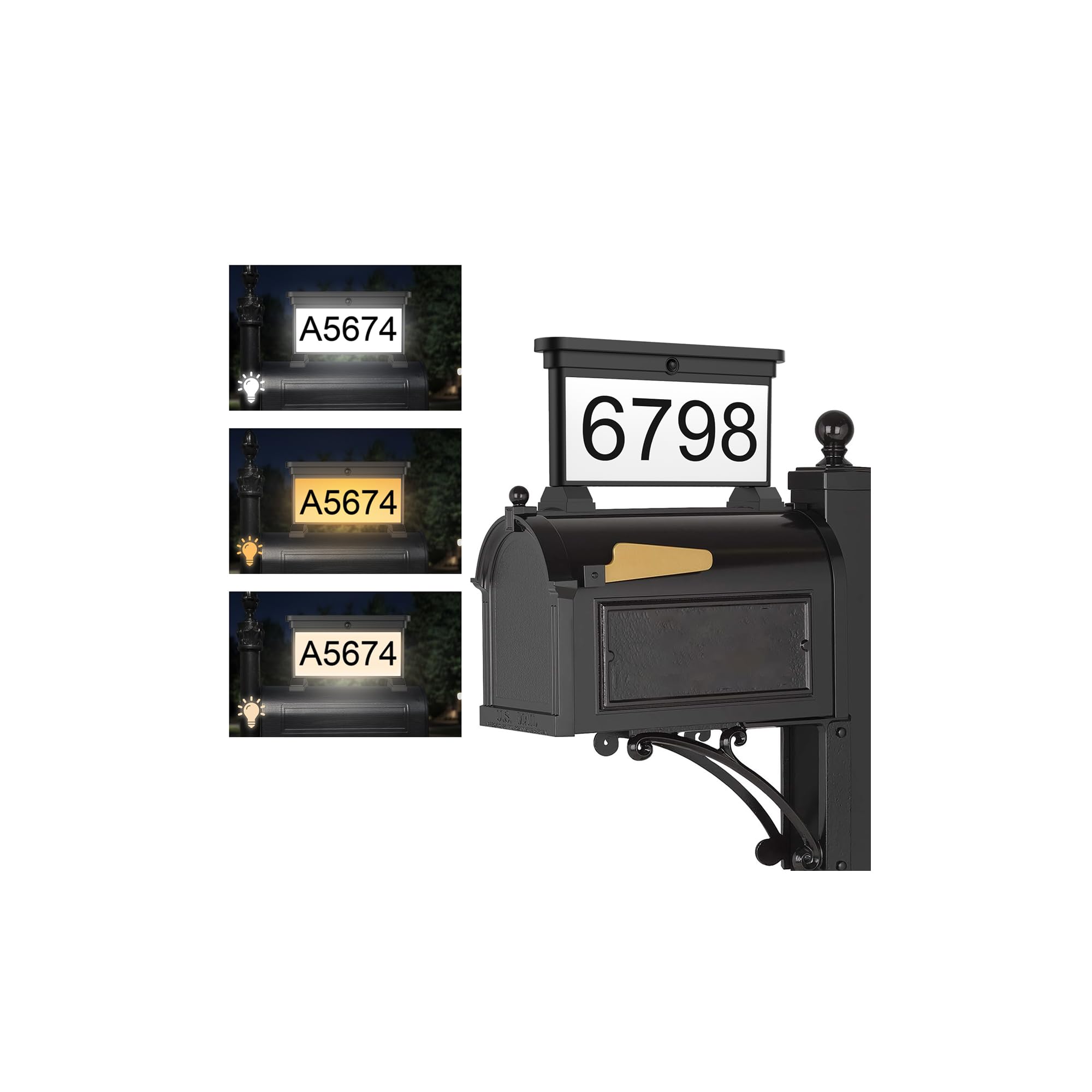 LumiZen Solar Address Sign