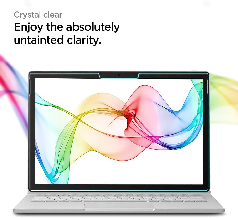 Spigen Tempered Glass Screen Protector [GlasTR Slim] Designed for Surface Book 3 (13.5 inch / 2020) [9H Hardness]