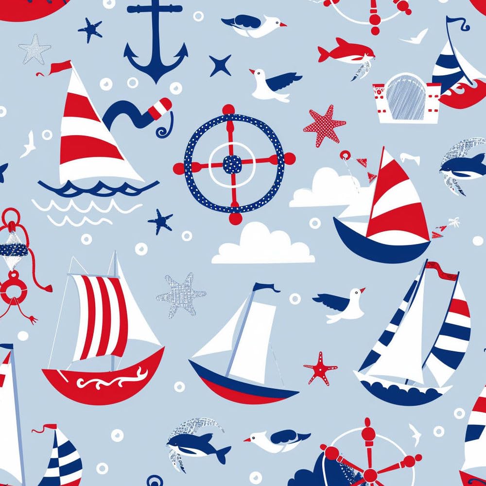 Navigation sur papier peint amovible pour créer une ambiance marine dans un bureau