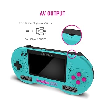 Hyperkin SupaBoy Portable Pocket Console for SNES/SFC -Hyper Beach