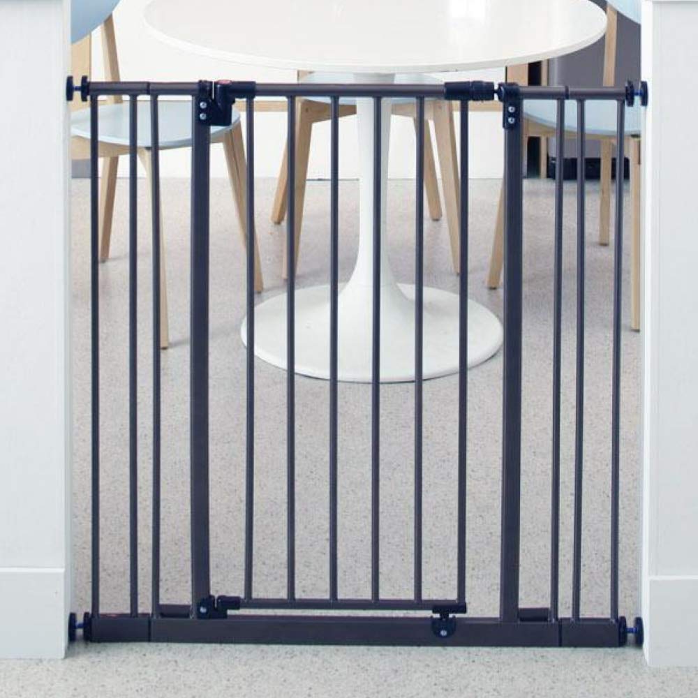 Toddleroo by North States 38.5” Wide Extra Tall Easy Close Baby Gate: Sturdy Safety gate with one Hand Operation. Pressure Mount. Fits 28-38.5” Wide. (36" Tall, Bronze)