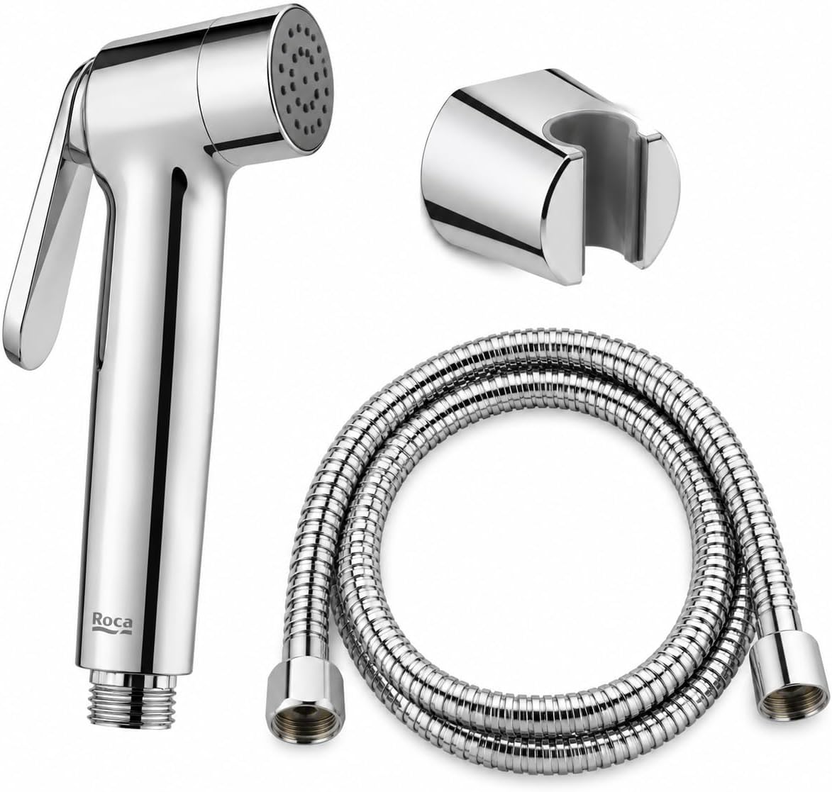 RF9060A1 Brass Health Faucet with Tube and Hook, Chrome, Brass Finish