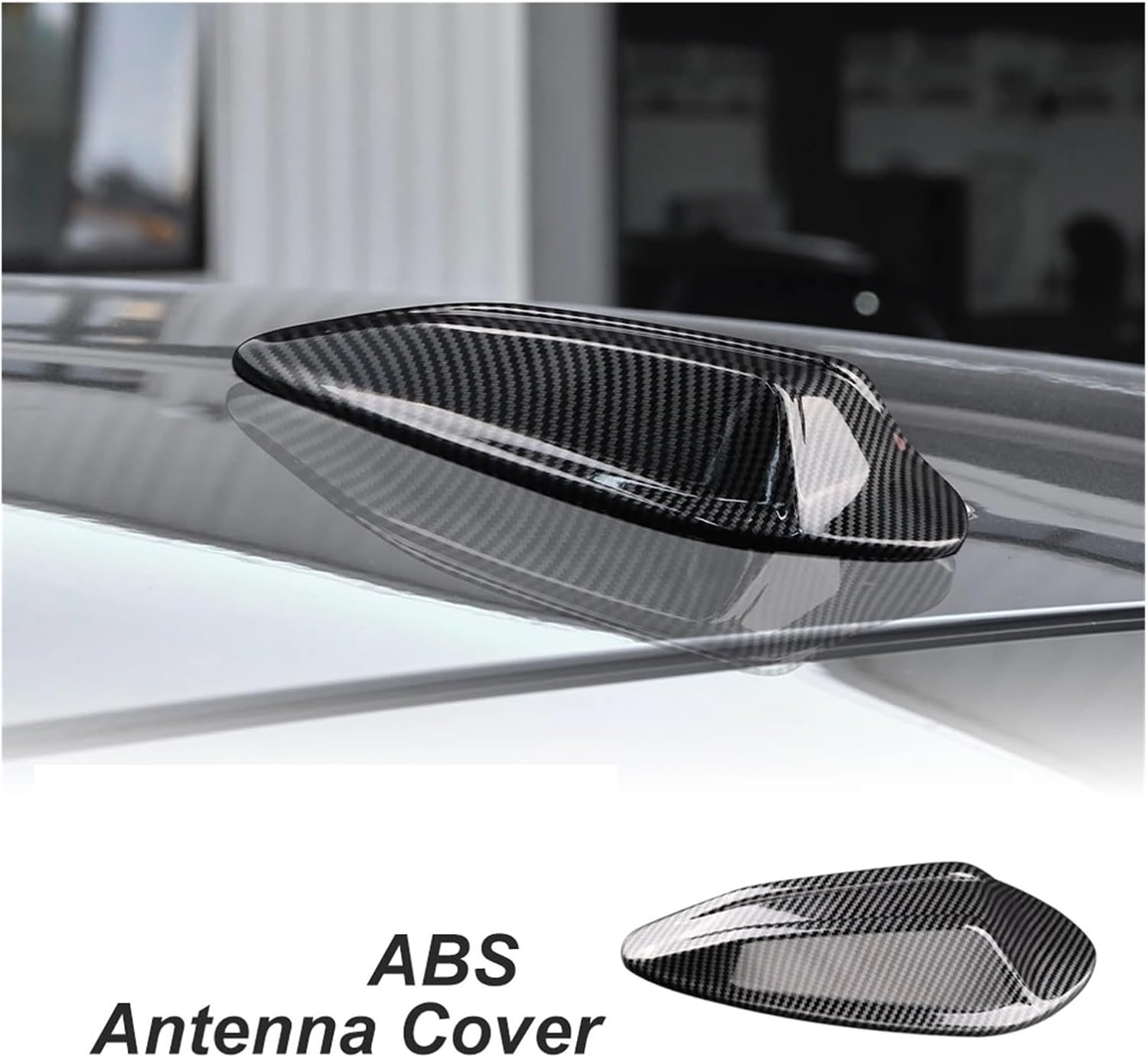 ABS Car Roof Shark Fin Antenna Aerials Cover Base Trim Compatible for BMW 3/5 Series G20 LCI G60 M3 G80 M4 G82 G28 M2 G87 X7 G67 Decoration