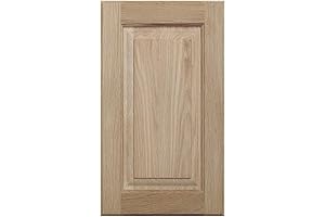 12" x 24" DIY Unfinished Oak Cabinet Doors: Raised Panel Red