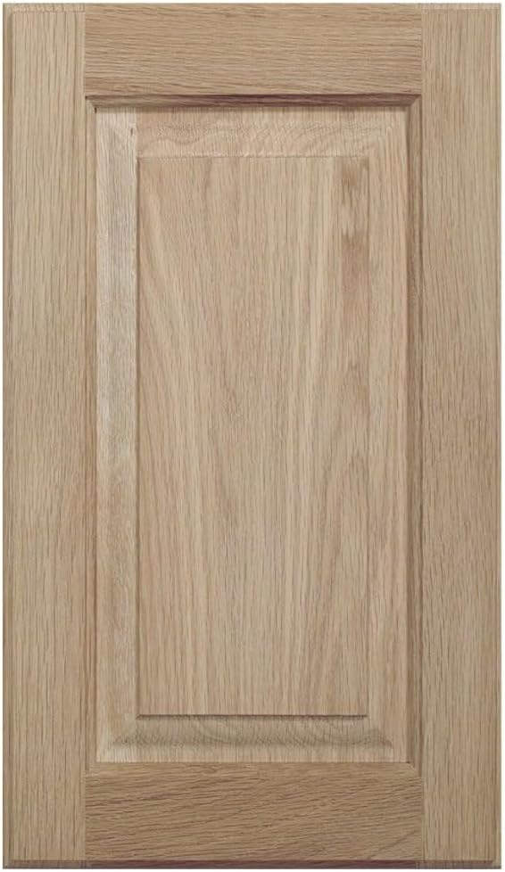 Unfinished Kitchen Cabinet Door Replacement | Raised Panel | Solid Wood | Ready to Paint or Stain | 12W x 24H
