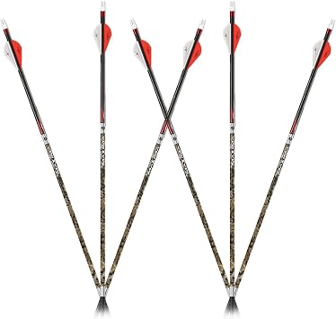 Carbon Express Maxima RED Contour SD in Mossy Oak, 6-Pack of Fletched Arrows, Available in 350 & 400 Spine