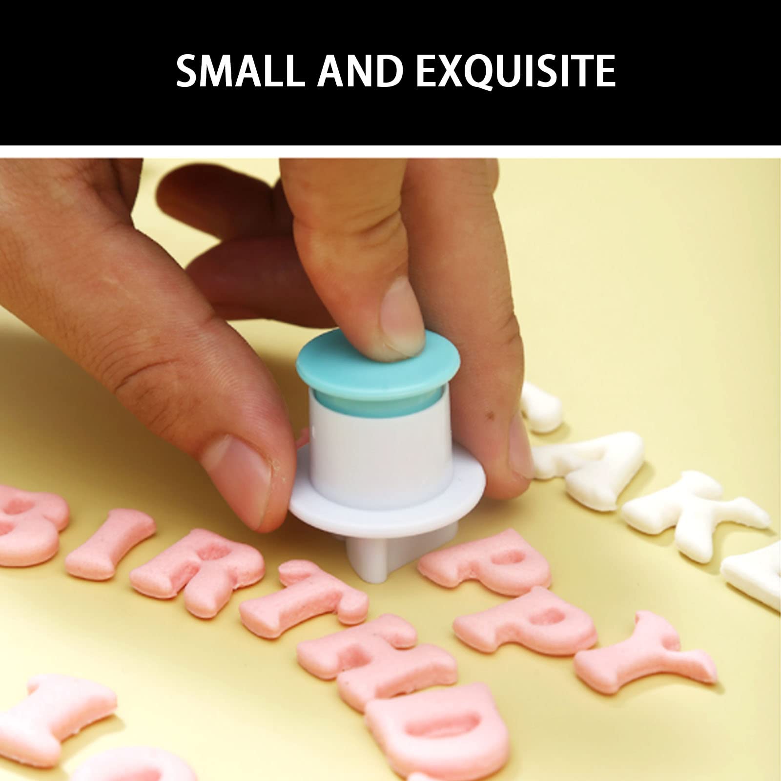 SEABABOO Formine Per Biscotti Lettere E Numeri Formine Per Biscotti 36 Pezzi Stampi Per Biscotti Lettere E Numeri Tagliabiscotti Stampi Per Biscotti Da Acciaio Inossidabile per Biscotti Fondente