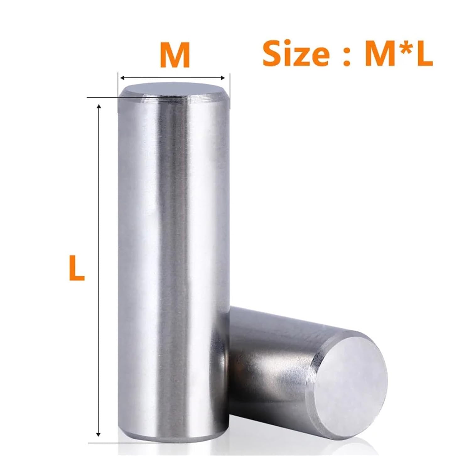 Shelf Support Pins 30pcs Dowel Pin M5 Cylindrical Shelf Support Peg for Glass Wood Metal