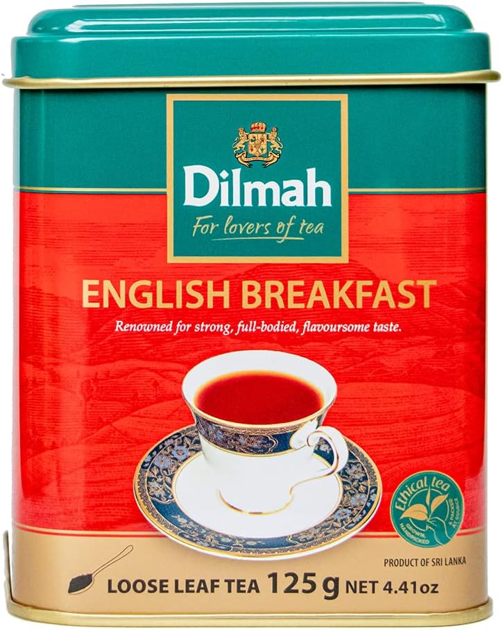 Dilmah English Breakfast Loose Leaf Tea, 125 gm