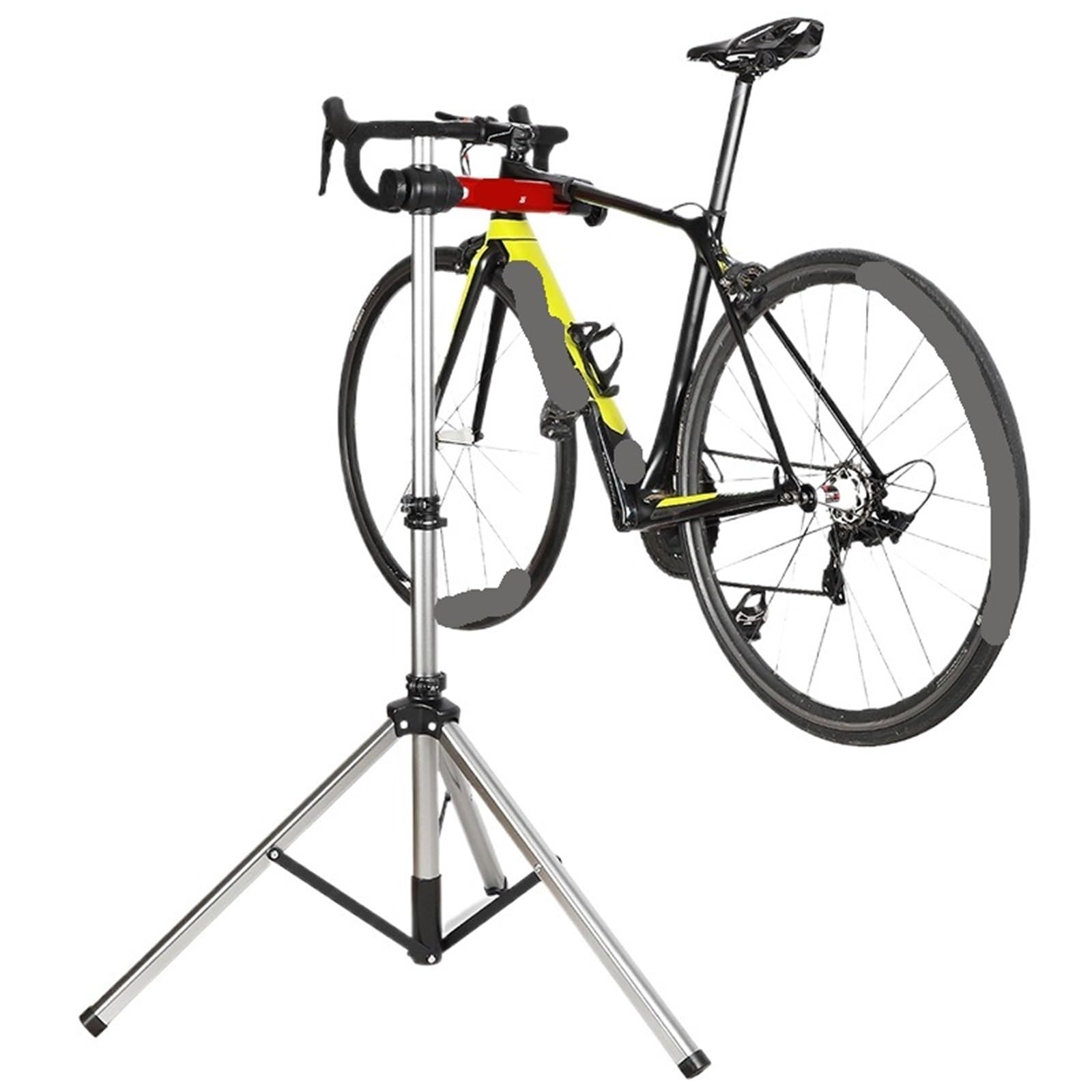 Soporte para el mantenimiento de bicicletas Soporte de reparación bicicletas aleación aluminio, herramientas profesionales , plegables y ajustables(Stand with tray)