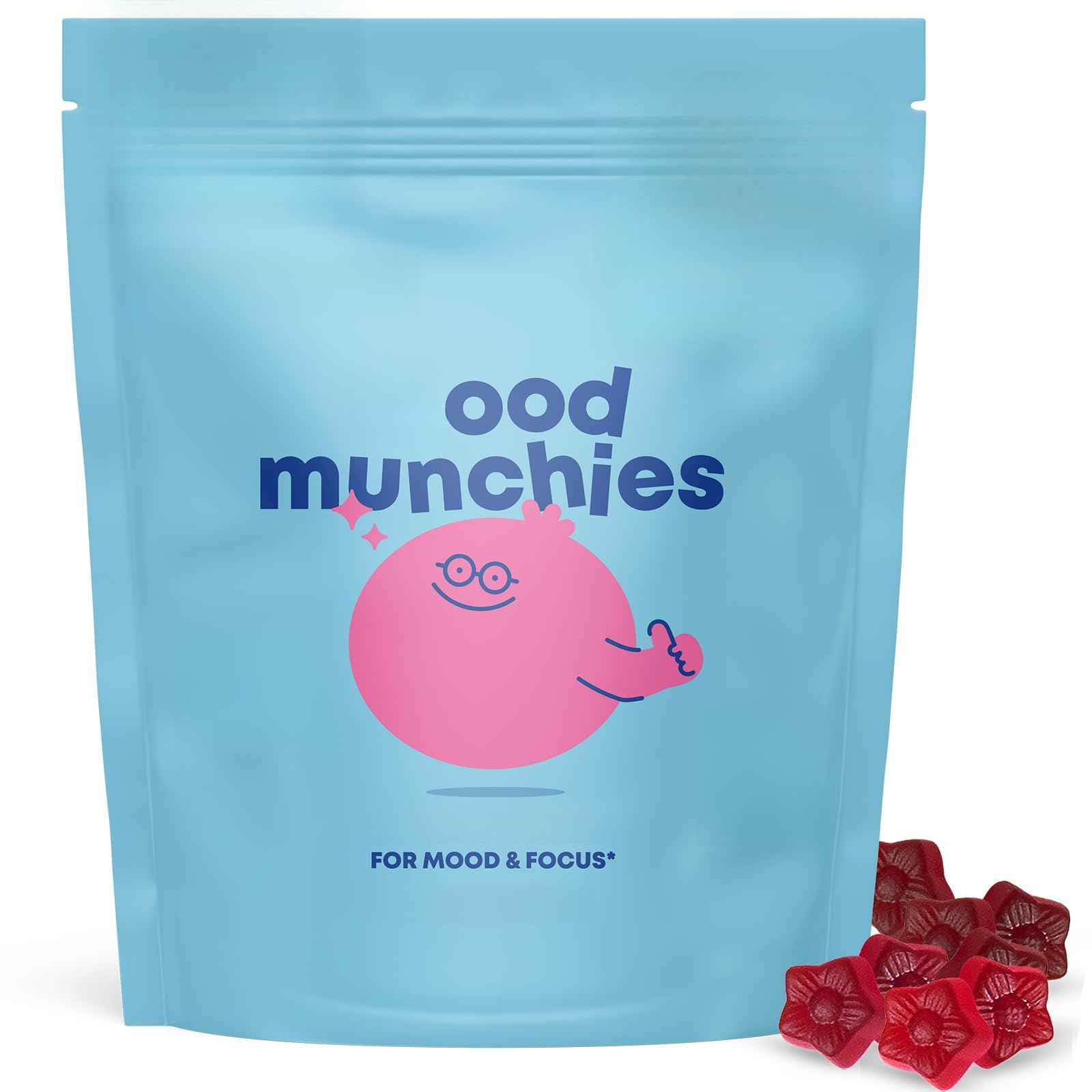 Caramelle gommose allo zafferano - Supporto per il cervello e caramelle gommose per bambini, supportano l'umore e calmano la concentrazione, vegane senza zucchero
