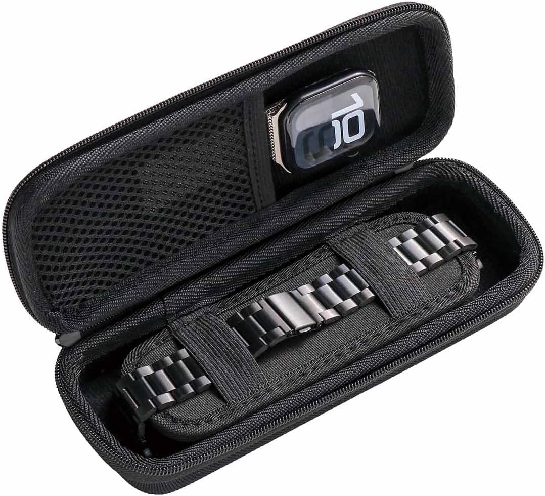 Portable Travel Case for Smartwatch, Watch Bands & Accessories Case Compatible with Apple Watch, Fitbit Blaze, Huawei