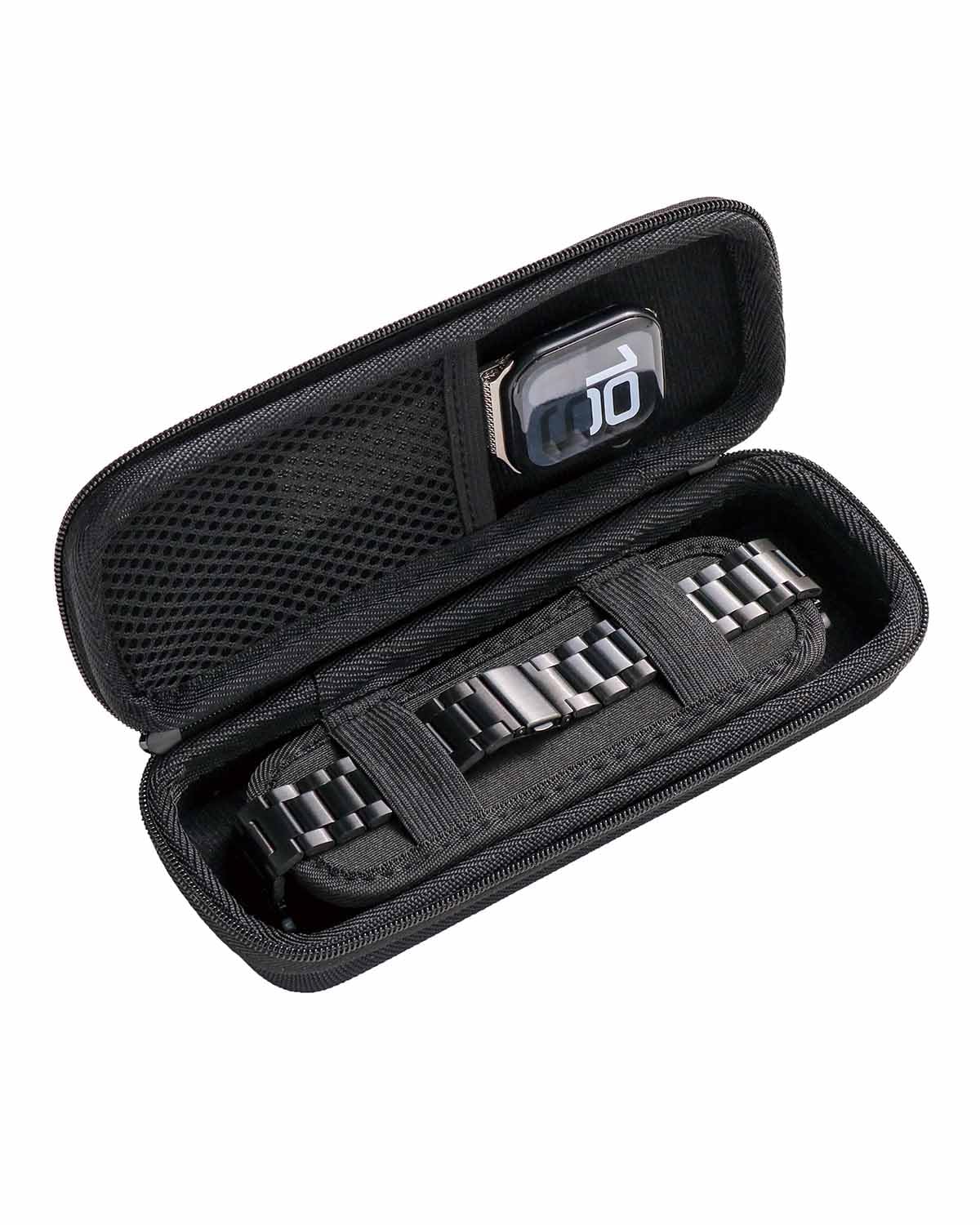 inDomit Portable Travel Case for Smartwatch Watch Bands Accessories Case Compatible with Apple Watch Fitbit Blaze Huawei